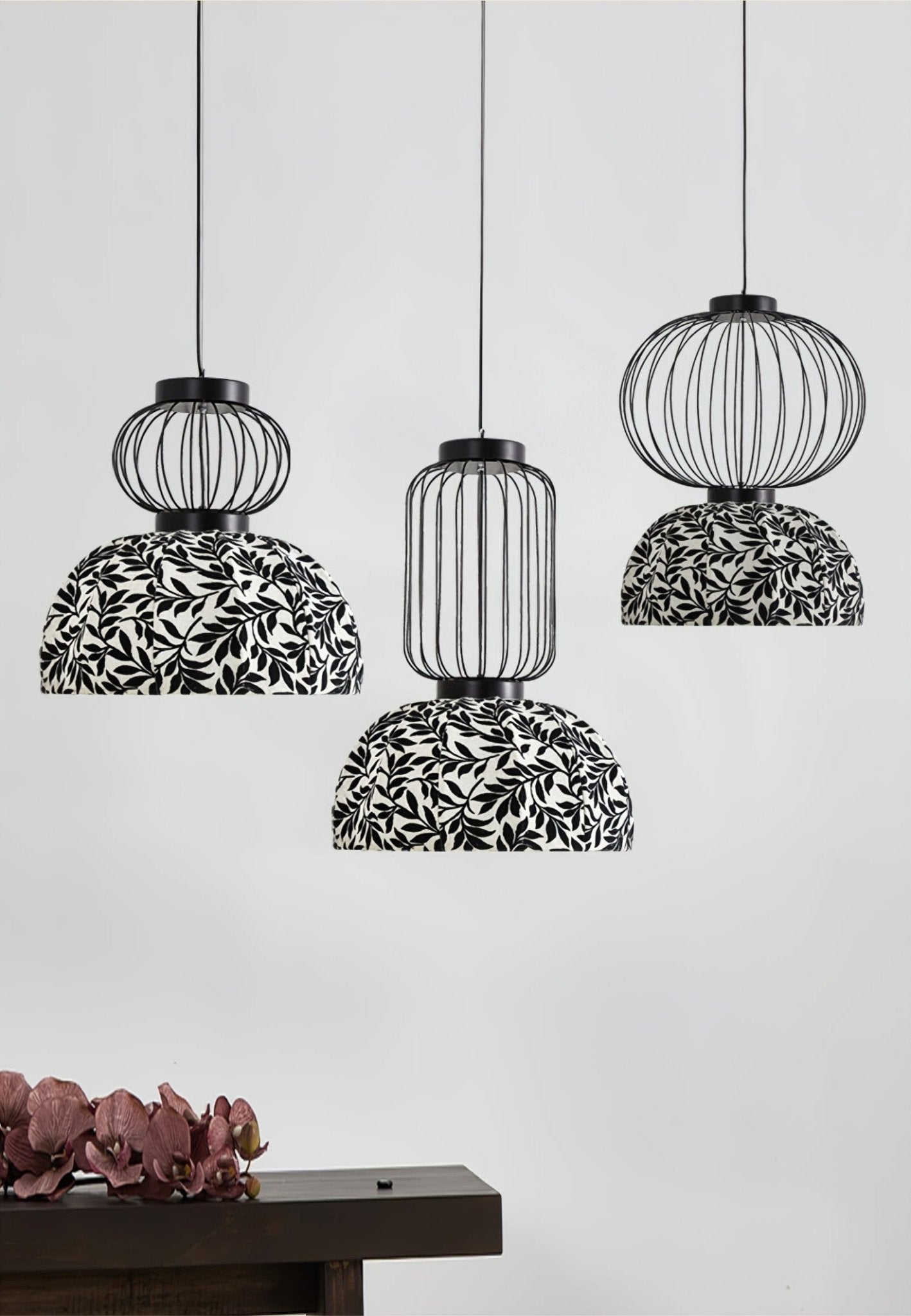 Forge Industrial Fabric Pendant Lamp