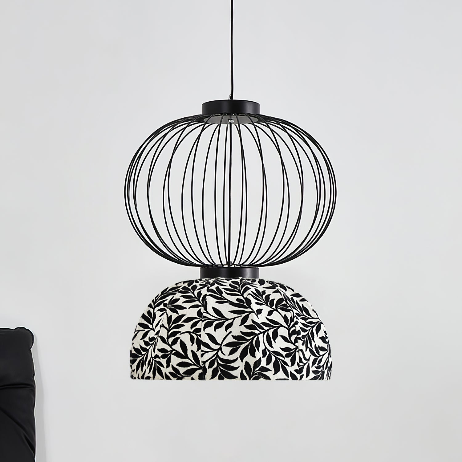 Forge Industrial Fabric Pendant Lamp