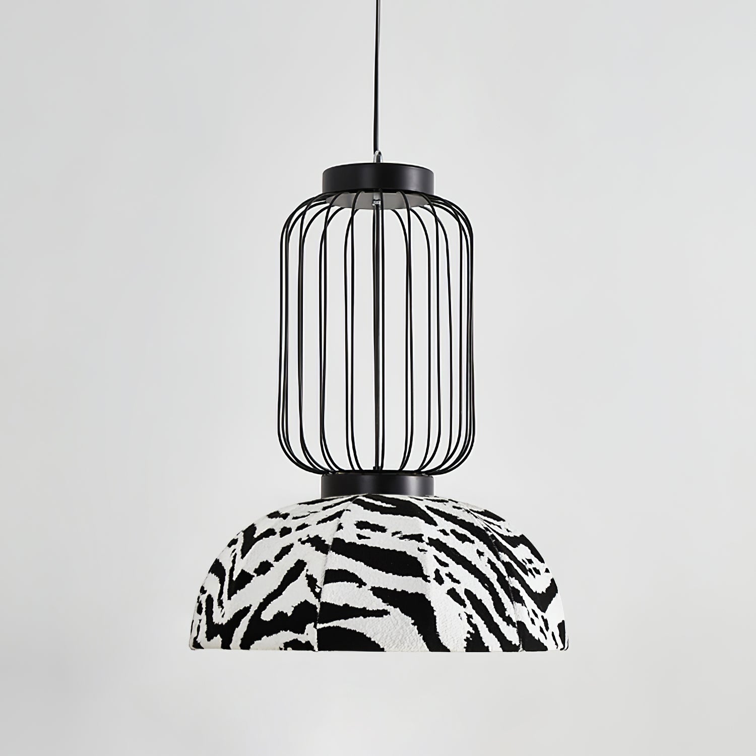 Forge Industrial Fabric Pendant Lamp