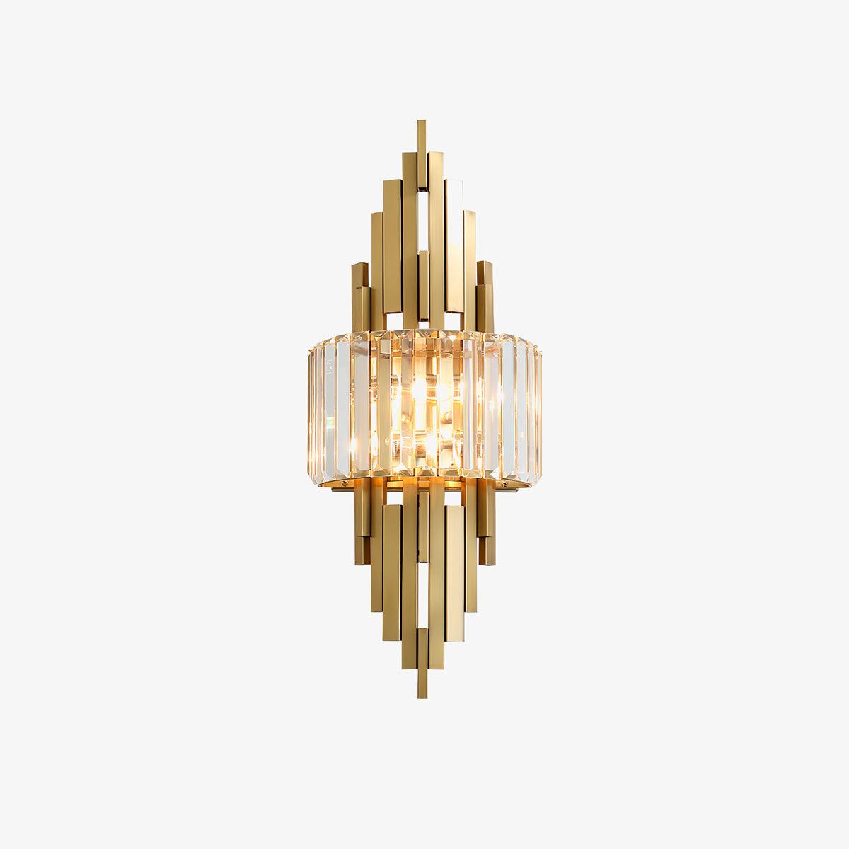 Voveliel Postmodern Luxury Crystal Glass Wall Lamp - Neutral Decor