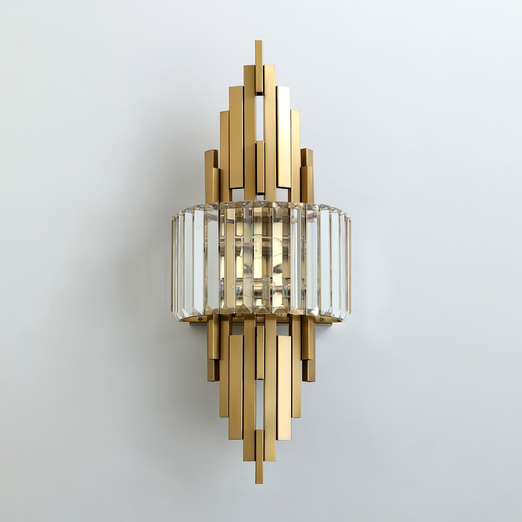 Voveliel Postmodern Luxury Crystal Glass Wall Lamp - Neutral Decor