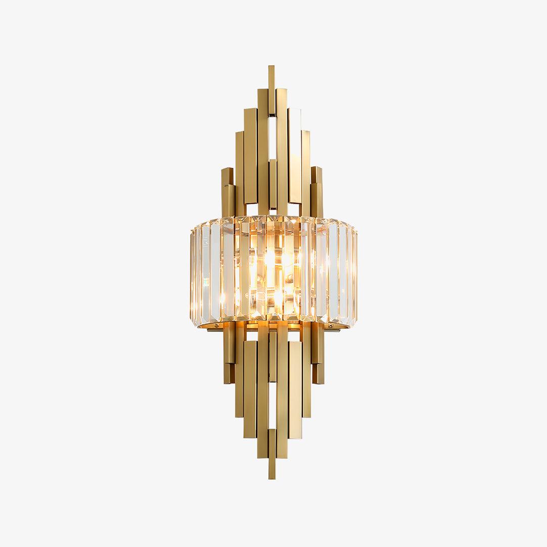Voveliel Postmodern Luxury Crystal Glass Wall Lamp - Neutral Decor