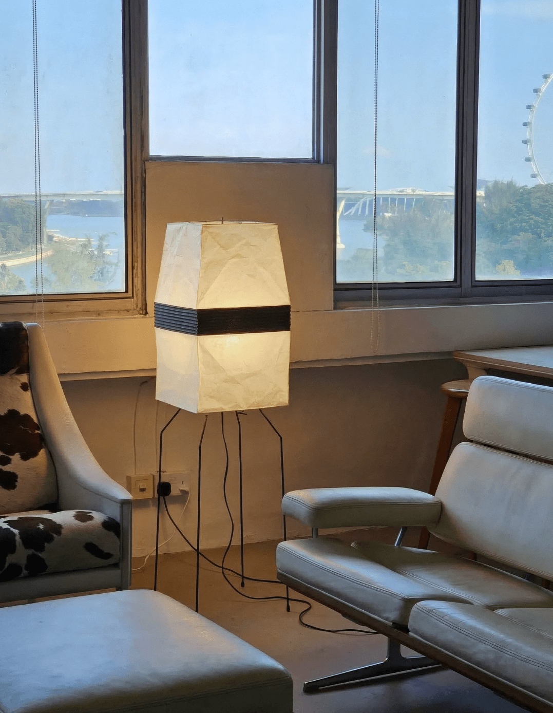 Piaiveria Paper Shade Table & Floor Lamp