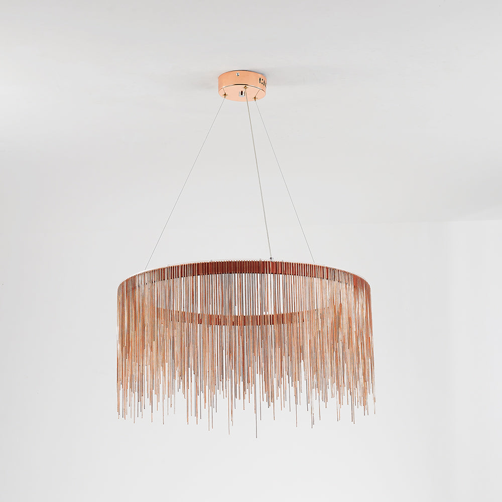 Arisha Tassel Chain Art Deco Pendant Light Living Room Hall
