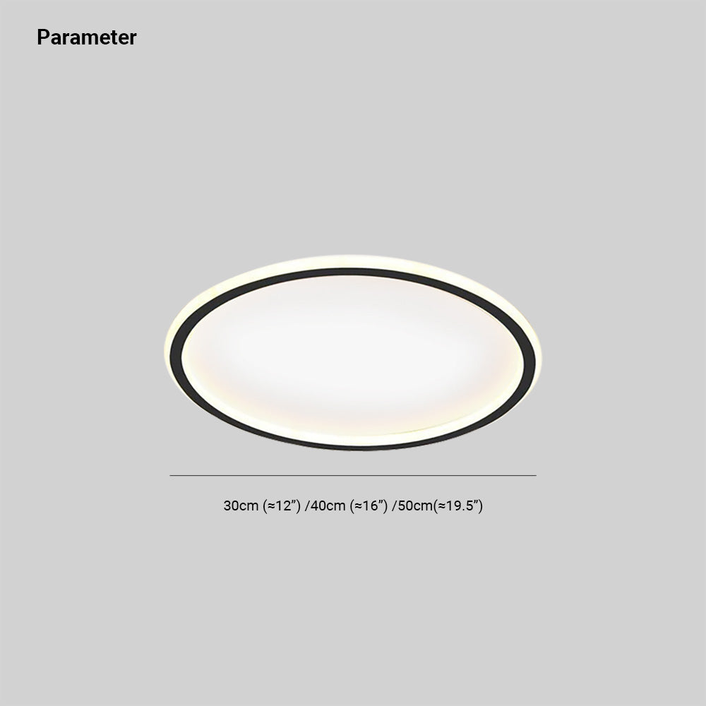 Arisha Flush Mount Ceiling Light Modern LED Round Hollow