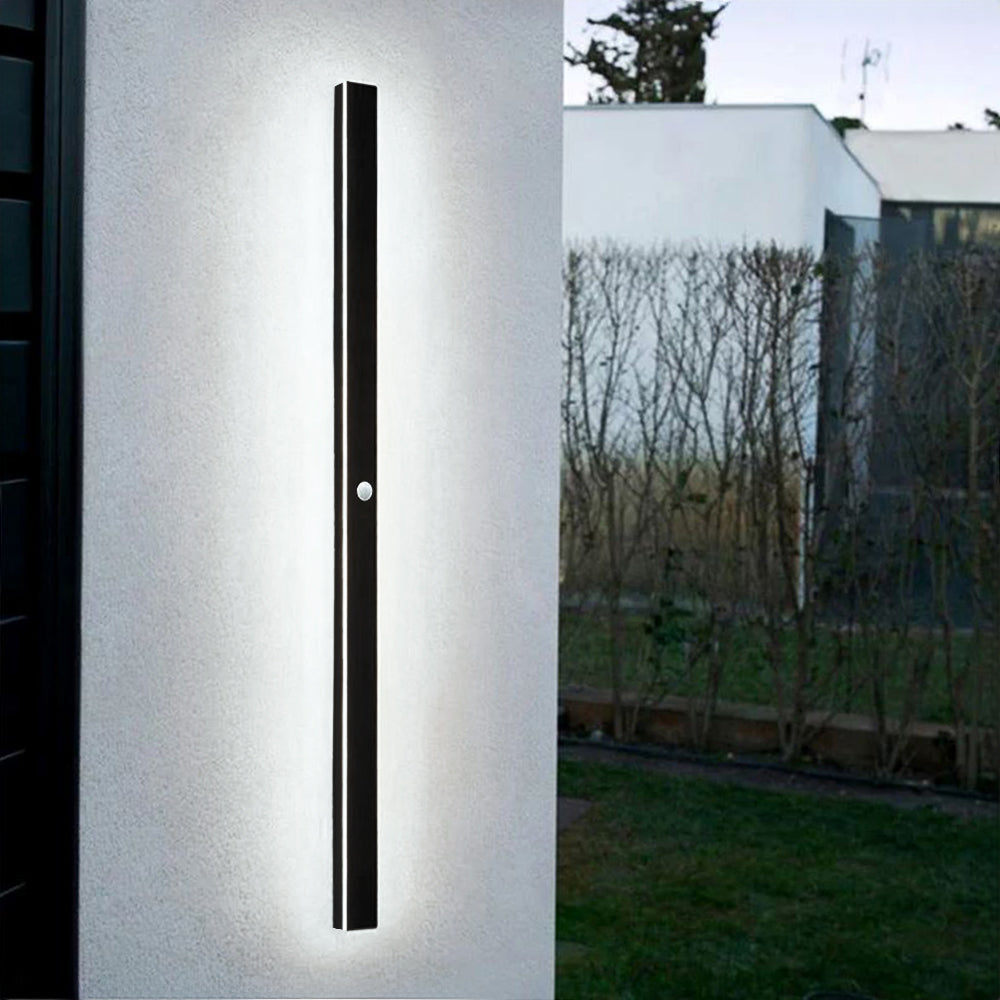 Arisha Ripple Minimalist Linear LED Outdoor Wall Lamp Garden Corridor Balcony