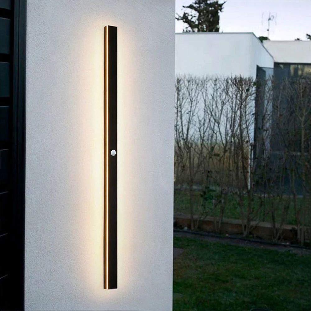 Arisha Ripple Minimalist Linear LED Outdoor Wall Lamp Garden Corridor Balcony