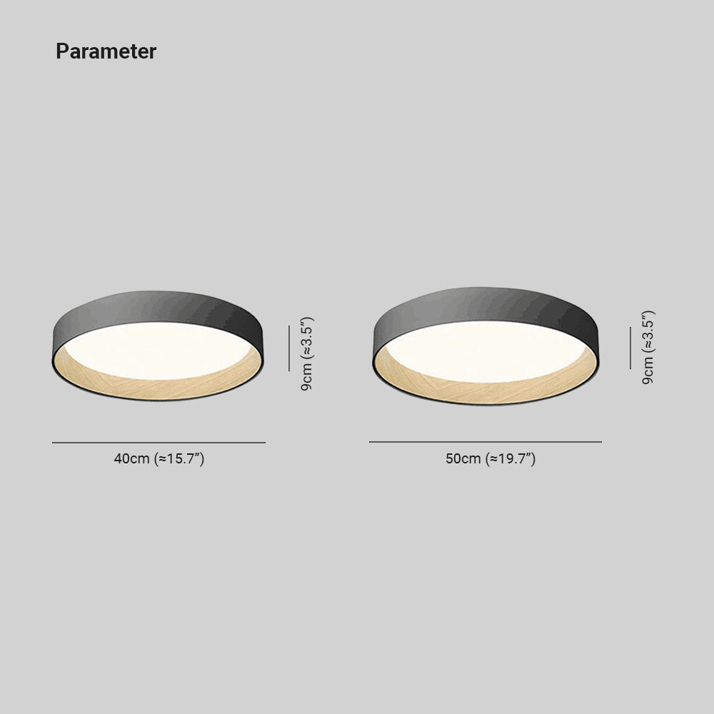 Arisha Modern Round Flush Mount Ceiling Light