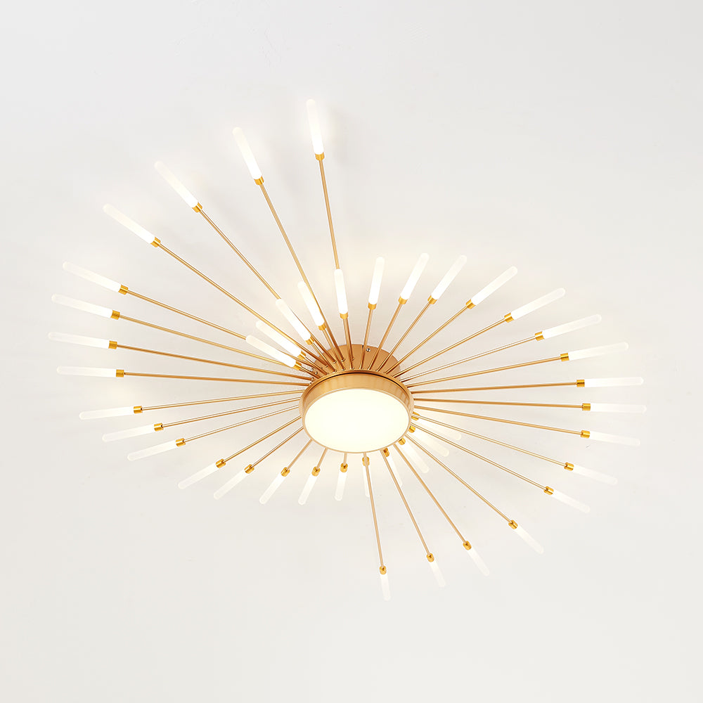 Arisha Modern Home Decoration Fireworks LED Ceiling Light