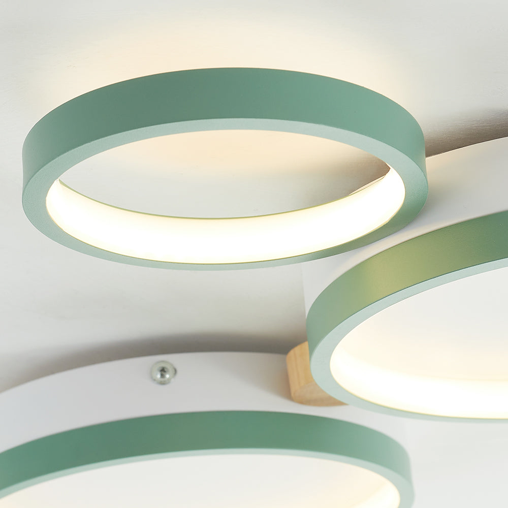 Arisha Round Flush Mount Ceiling Light Bedroom