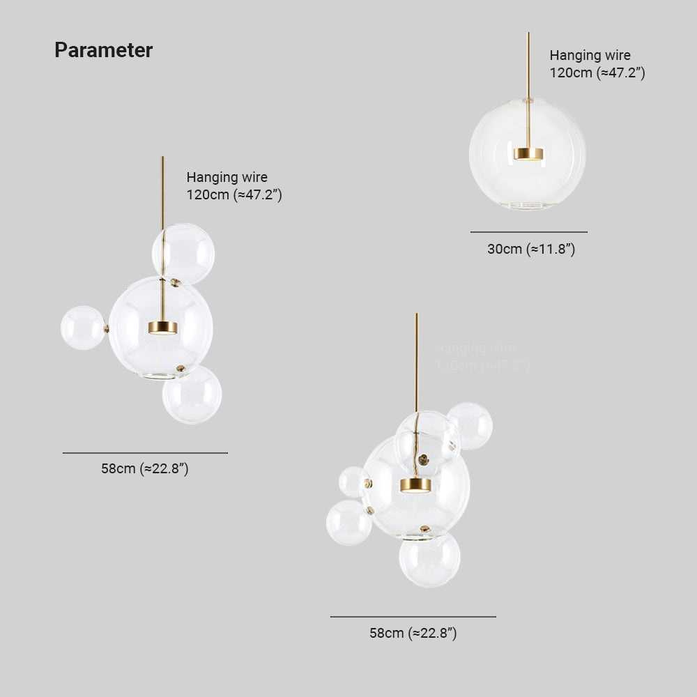 Valentina Modern Bubble Pendant Light