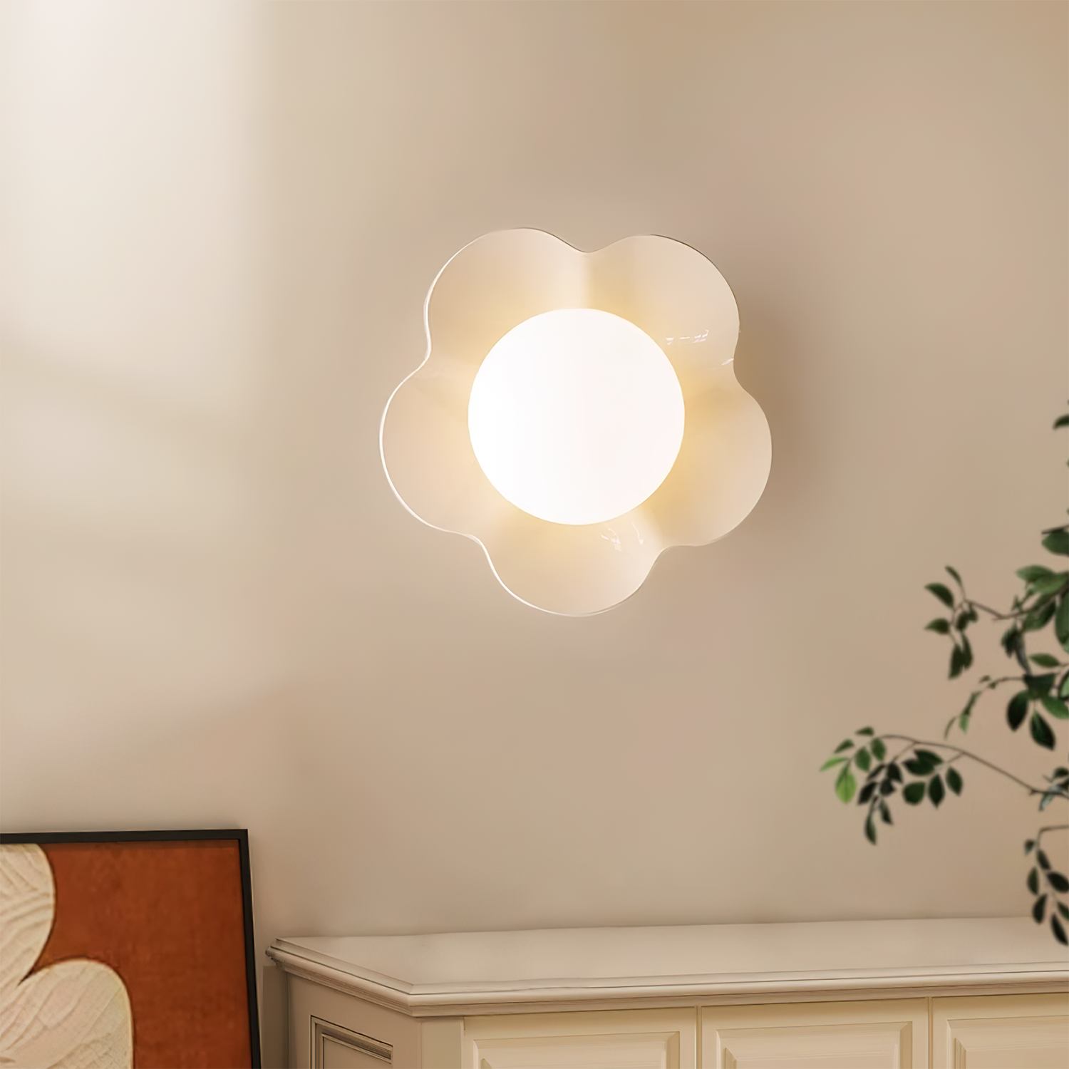 Miranine La fleur Plug-in Wall Lamp
