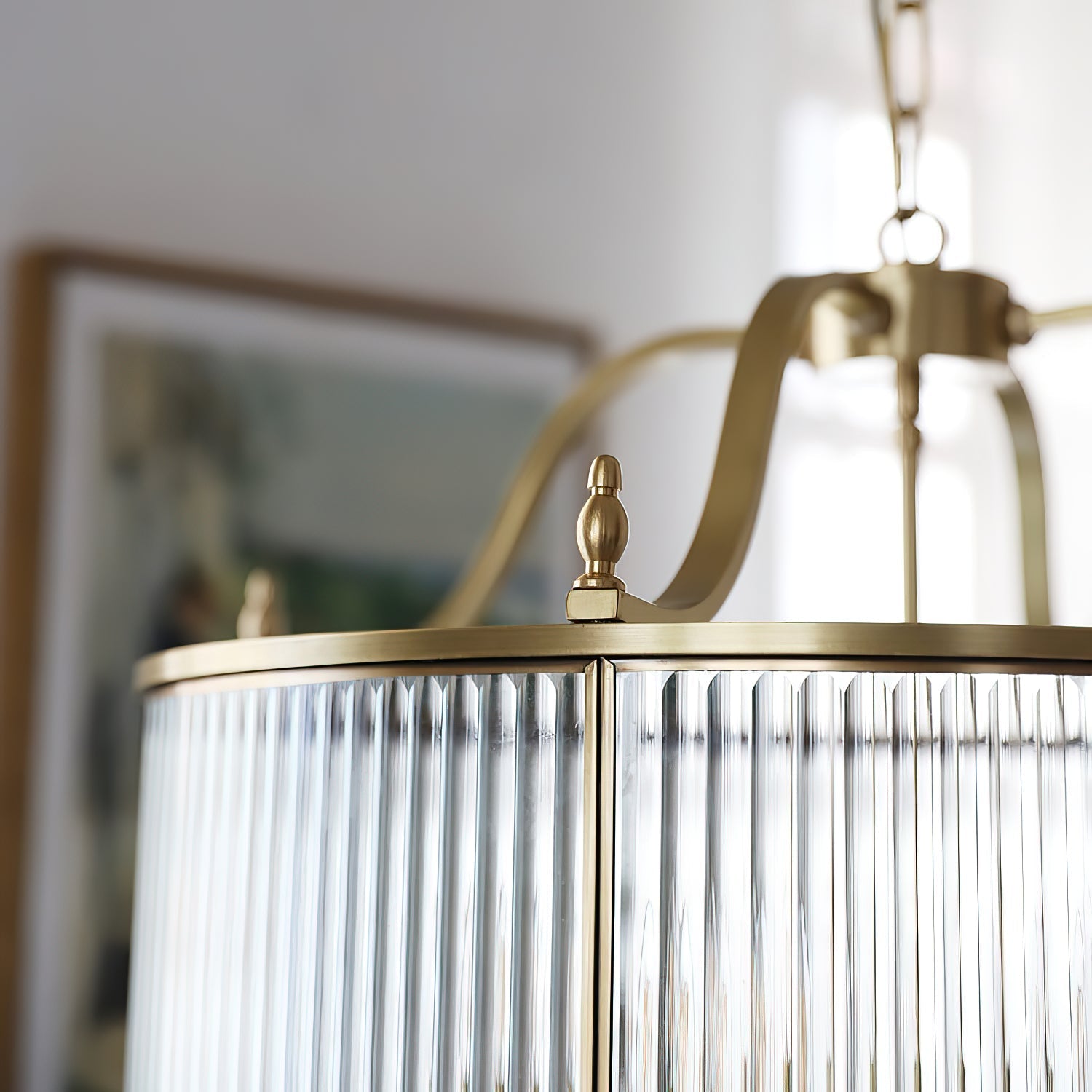 Havren Glass Drum Chandelier