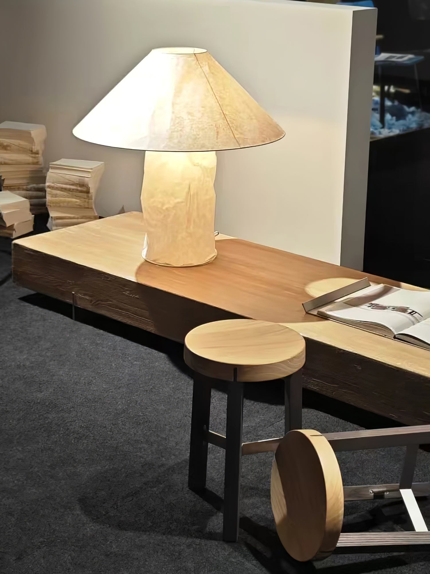 Aerius Paper Artistic Table Lamp - Neutral Decor
