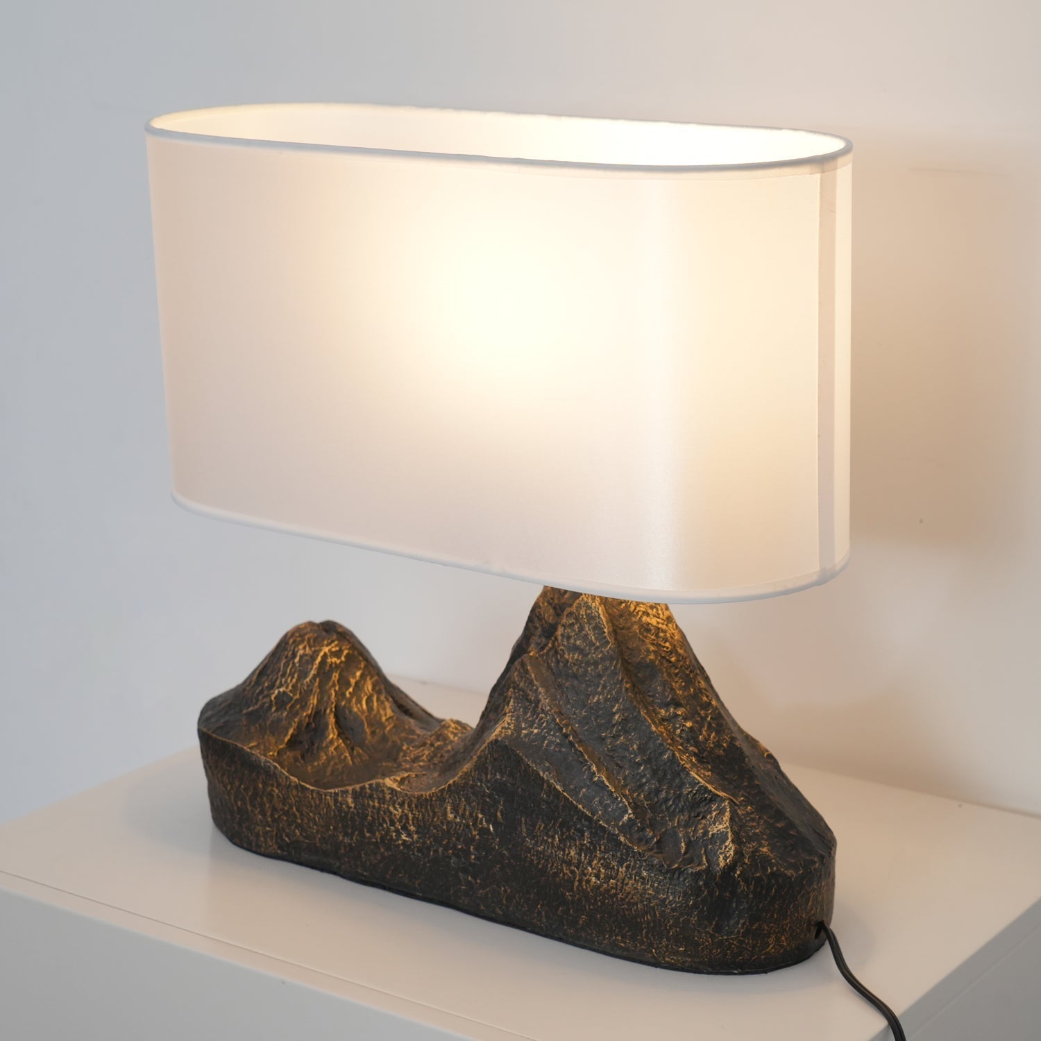 Della Natural Resin Table Lamp
