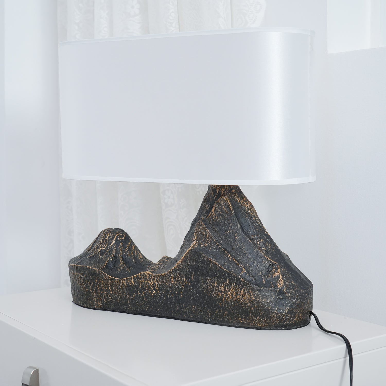 Della Natural Resin Table Lamp