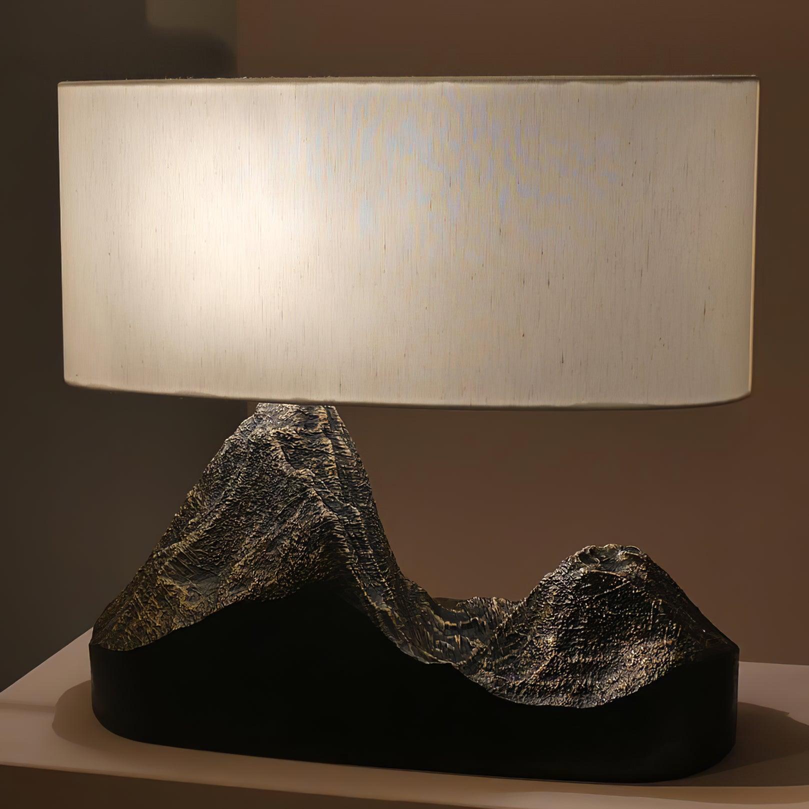 Della Natural Resin Table Lamp