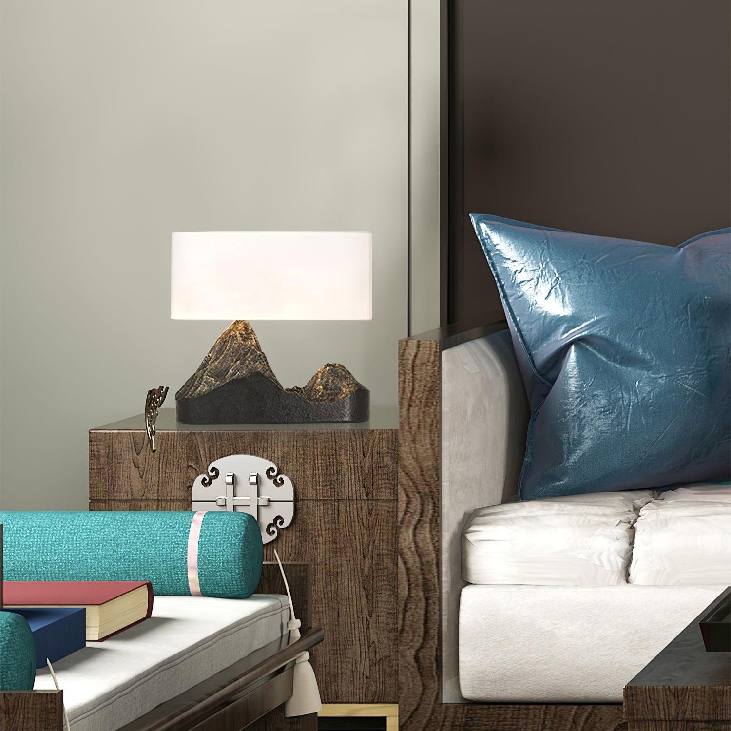 Della Natural Resin Table Lamp