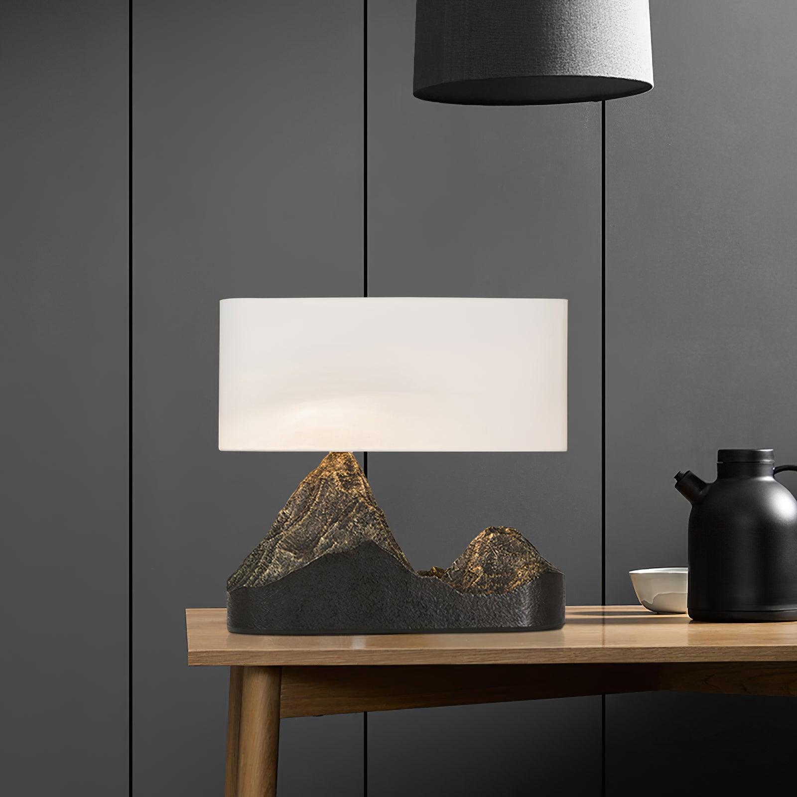 Della Natural Resin Table Lamp