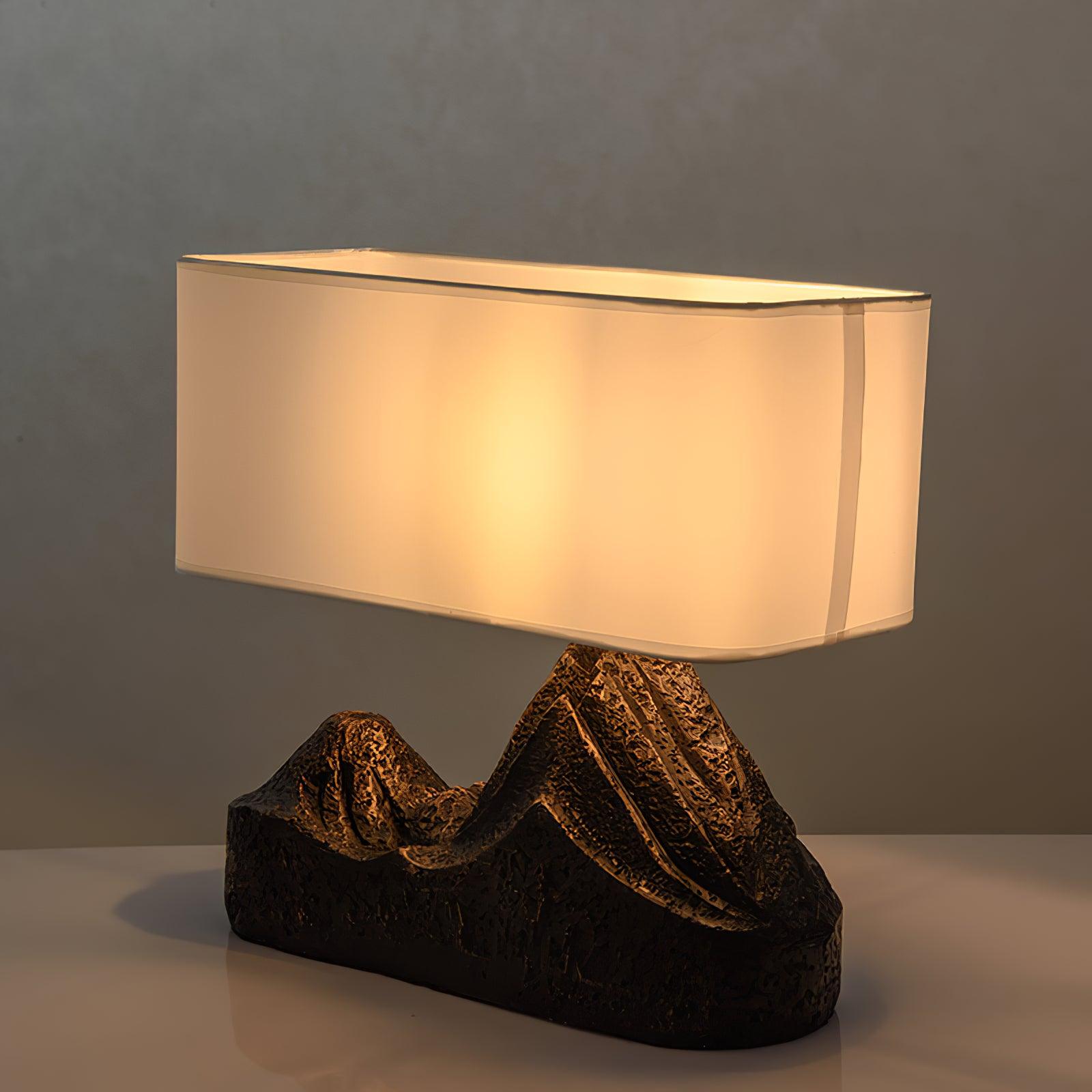 Della Natural Resin Table Lamp