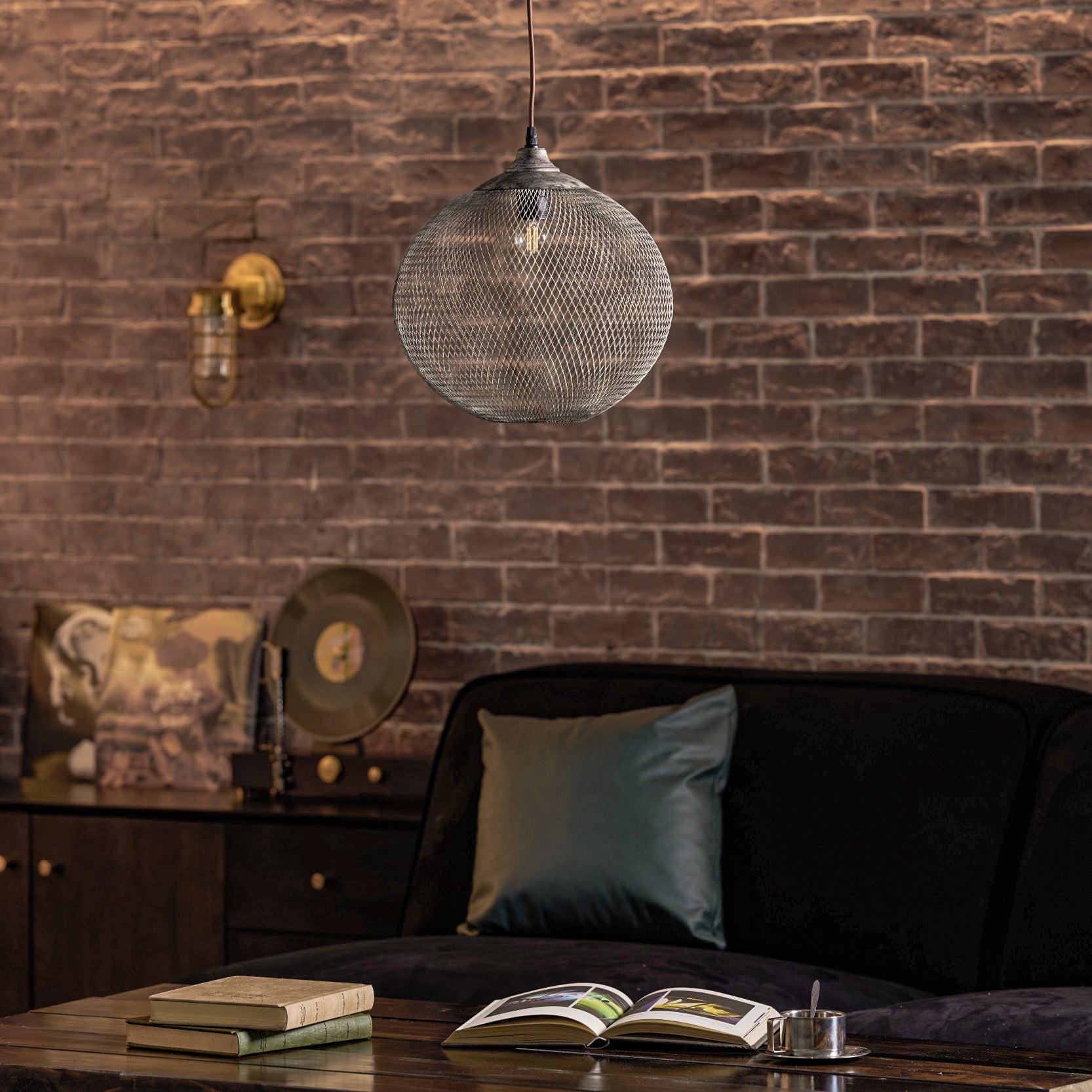 Wrencourt Mesh Pendant Light