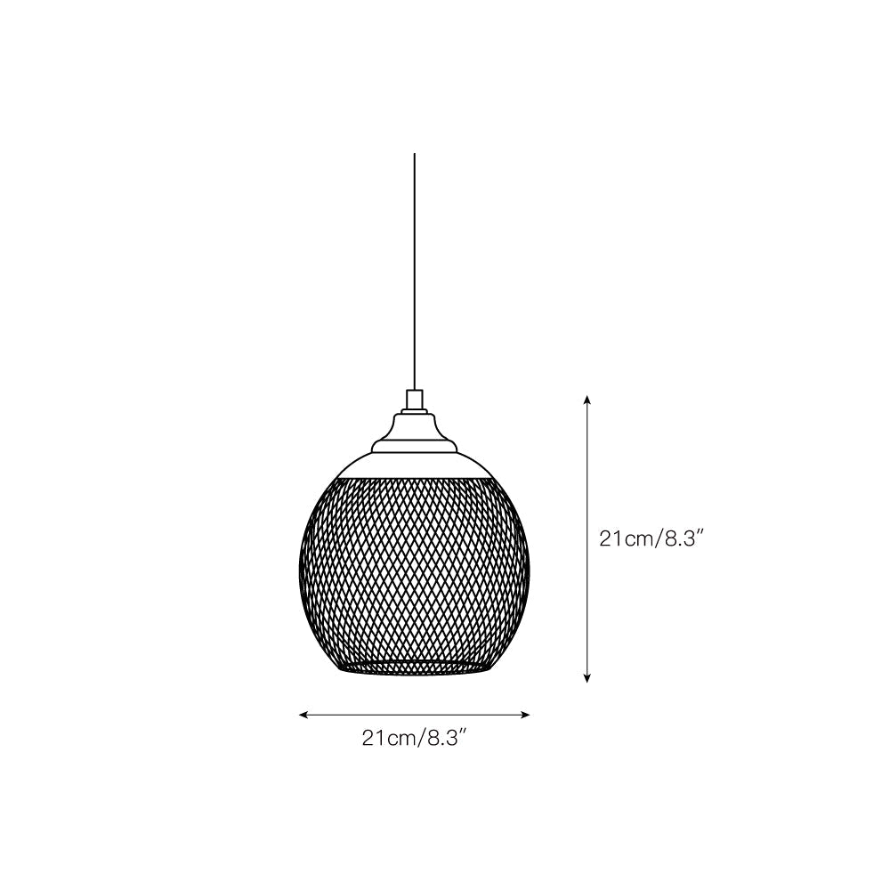 Wrencourt Mesh Pendant Light