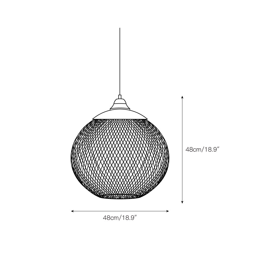 Wrencourt Mesh Pendant Light