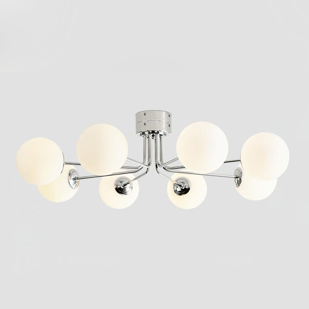 Othien Ceiling Lamp Gold White Globe