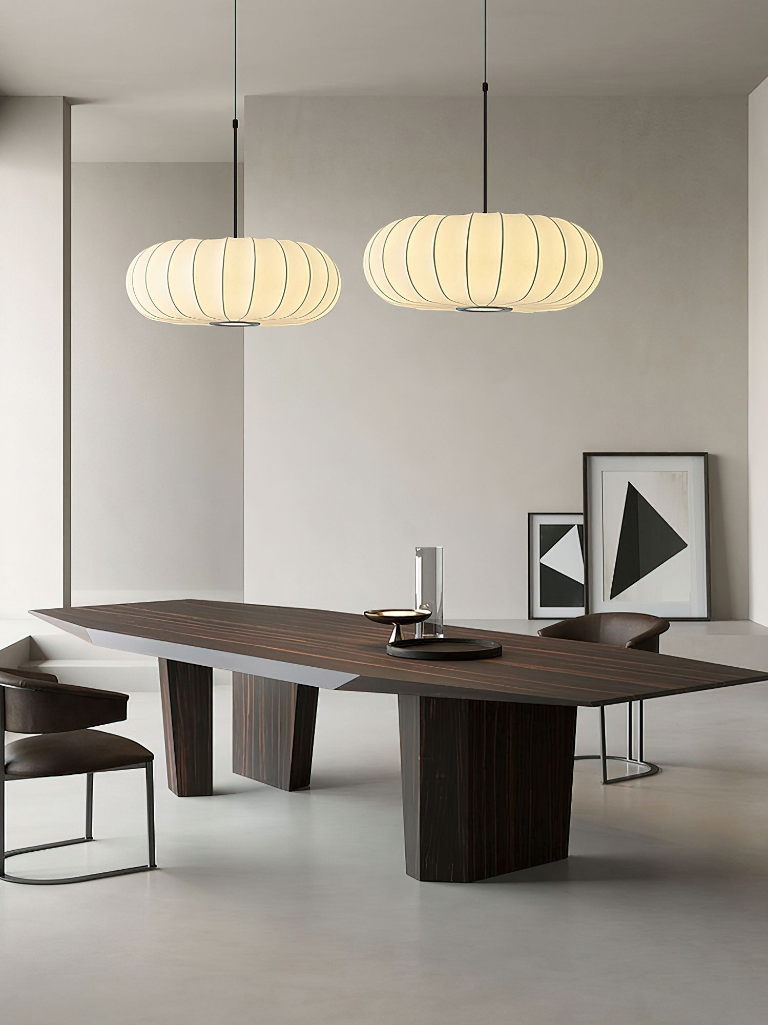 Caedwyn Lantern Silk Pendant Lamp