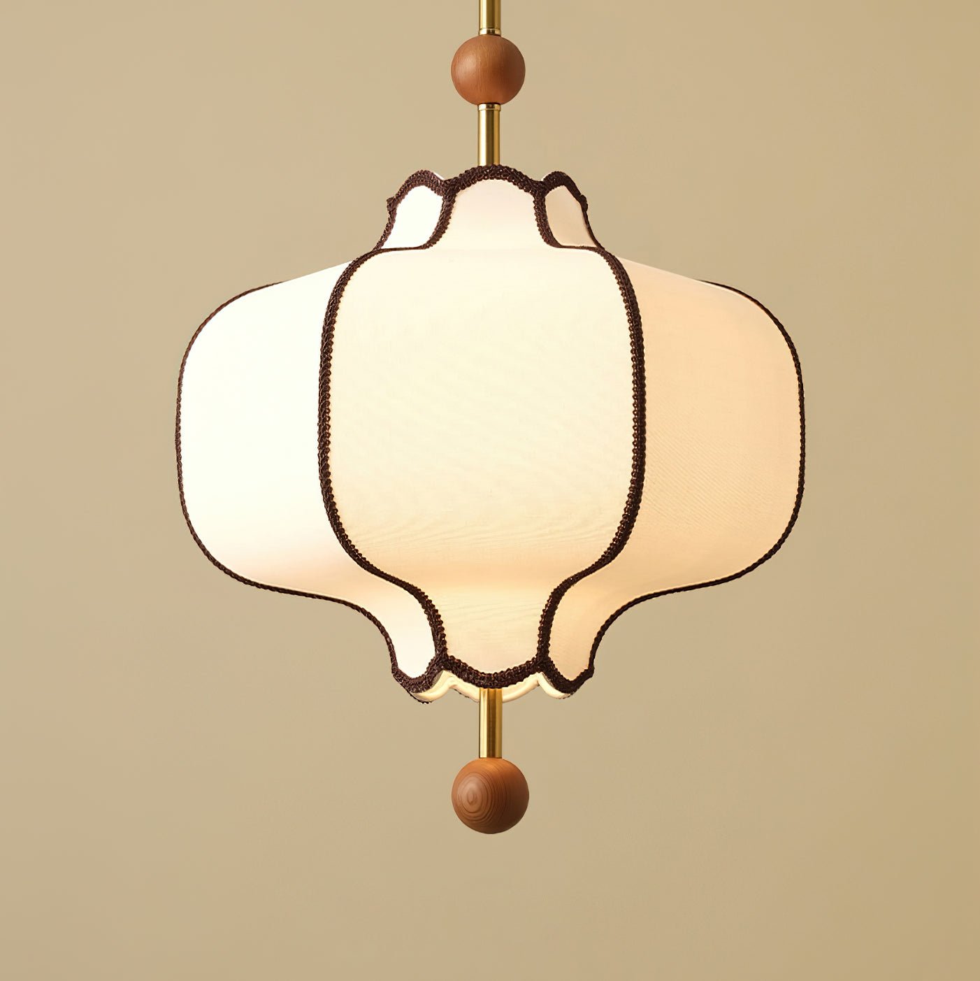 Miralielle Pendant Light Lantern Fabric for Living Room