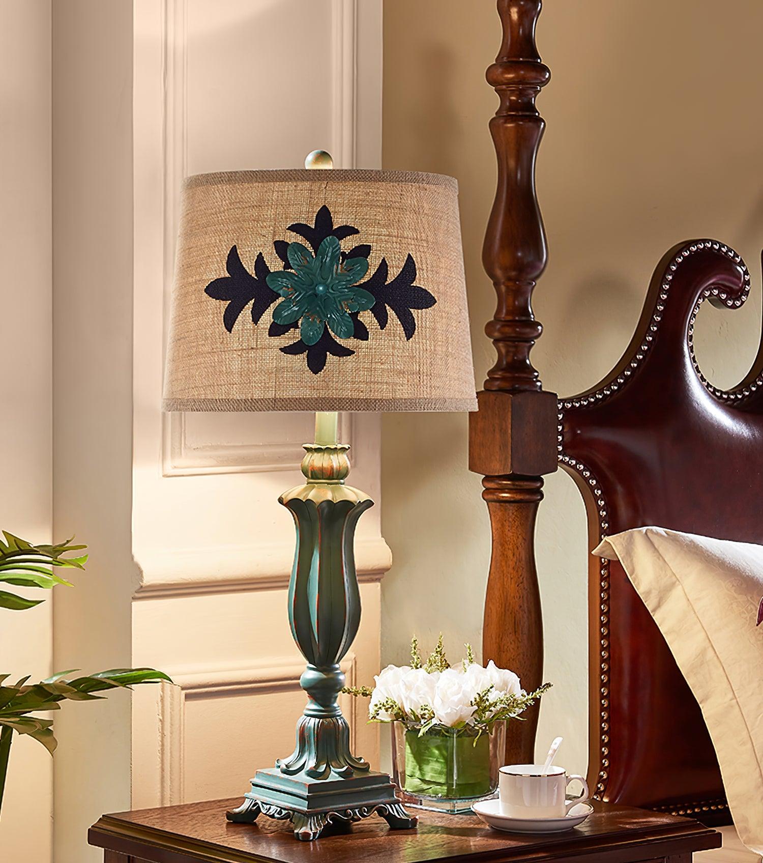 Xild Resin Fabric Table Lamp