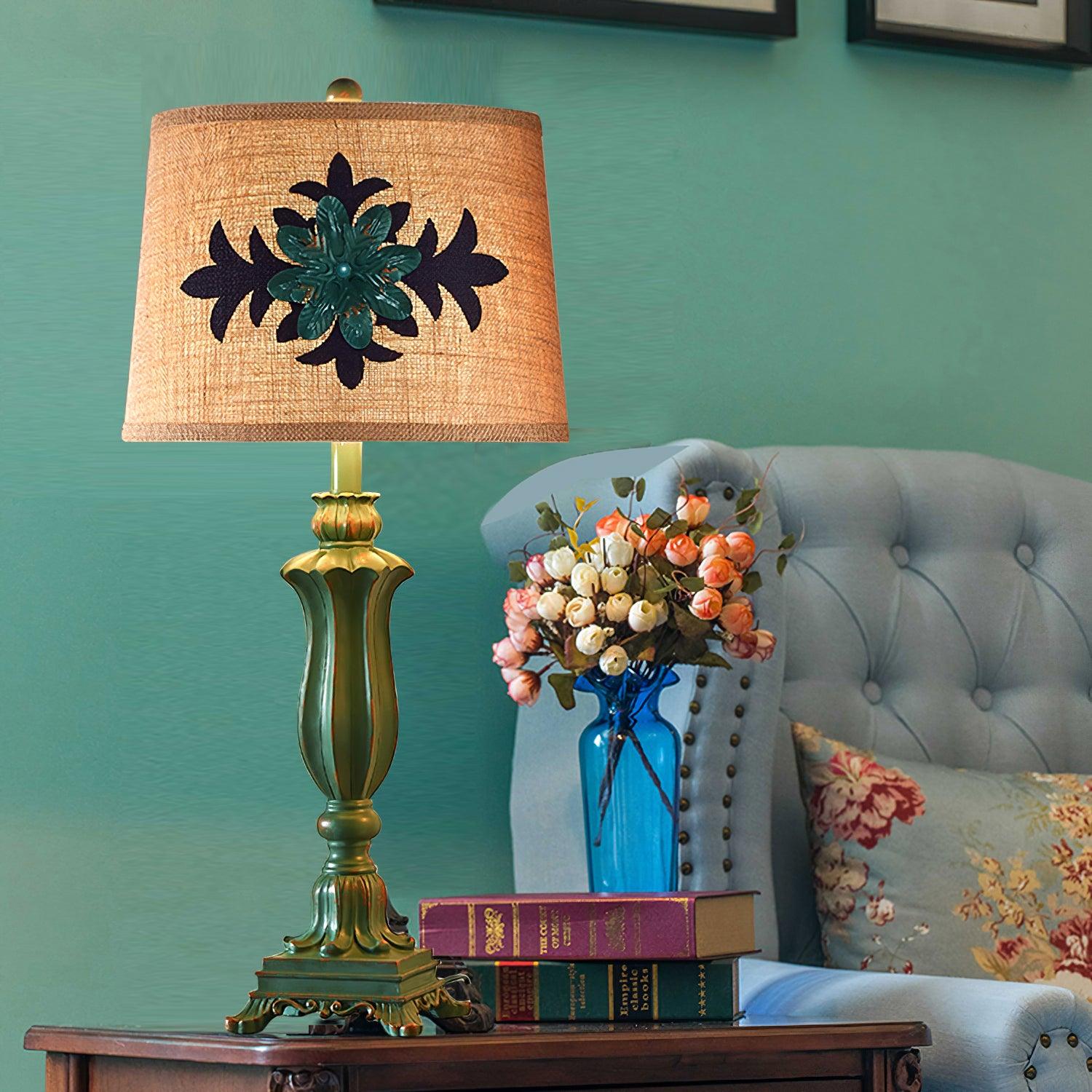 Xild Resin Fabric Table Lamp