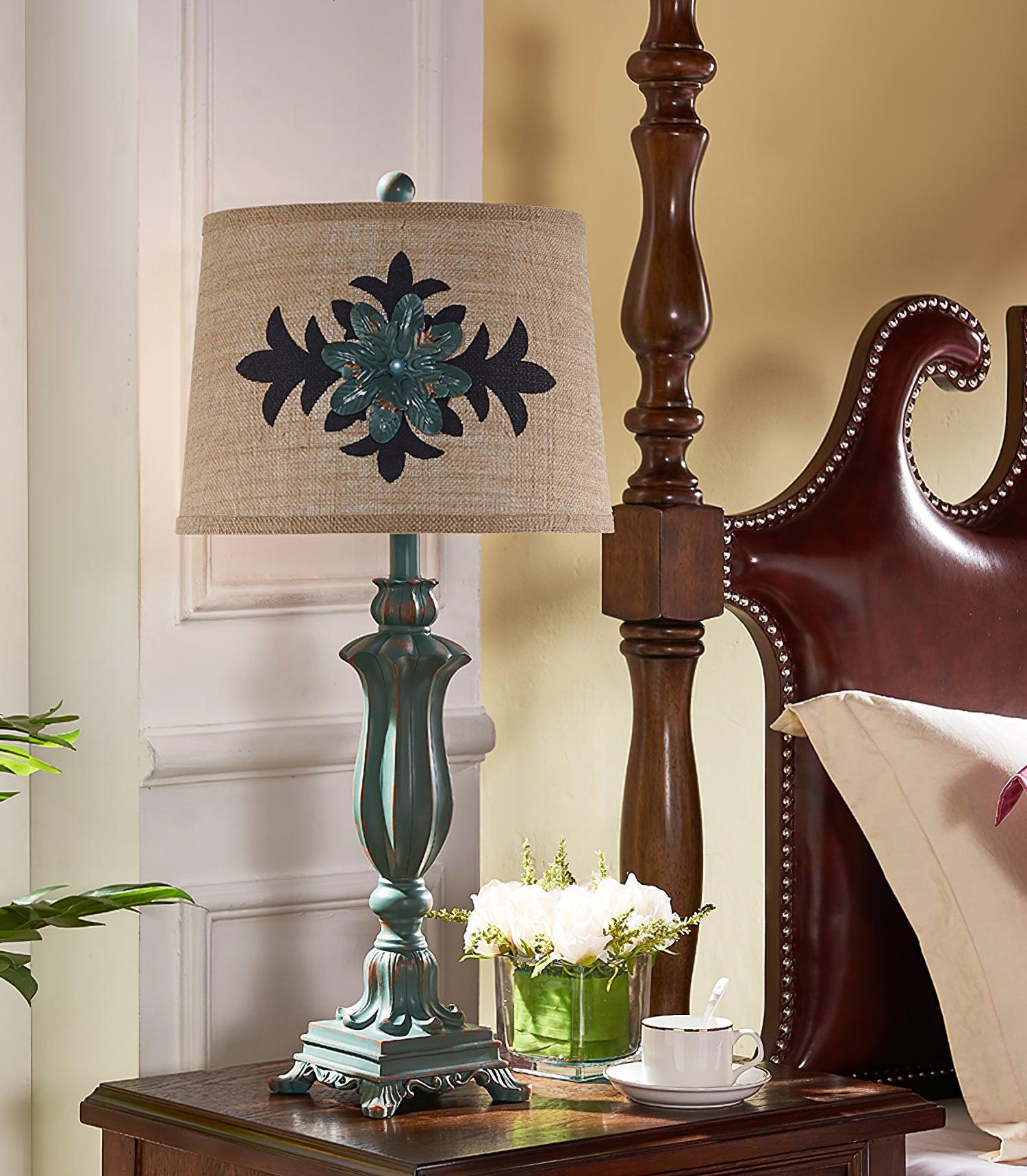 Xild Resin Fabric Table Lamp
