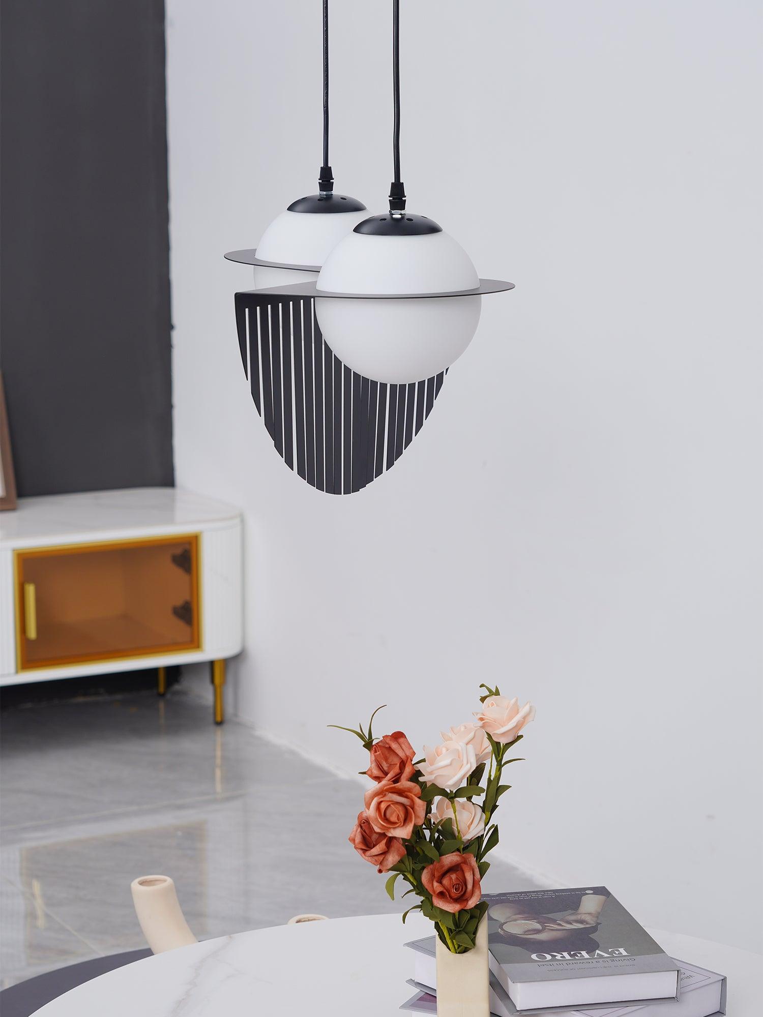 Mirere Black Contemporary Pendant Lamp - Neutral Decor