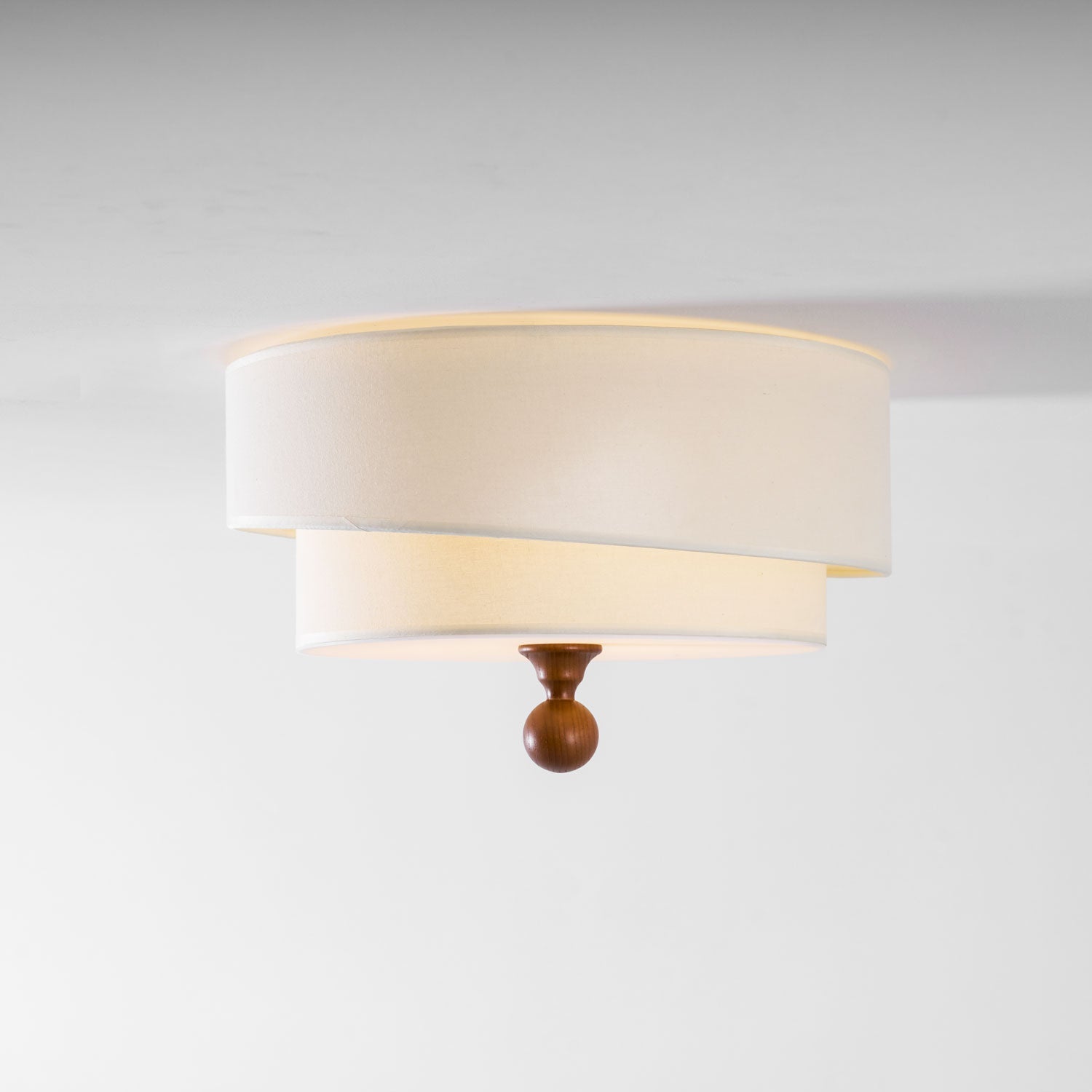 Serelira Dovemont Layered Fabric Ceiling Light