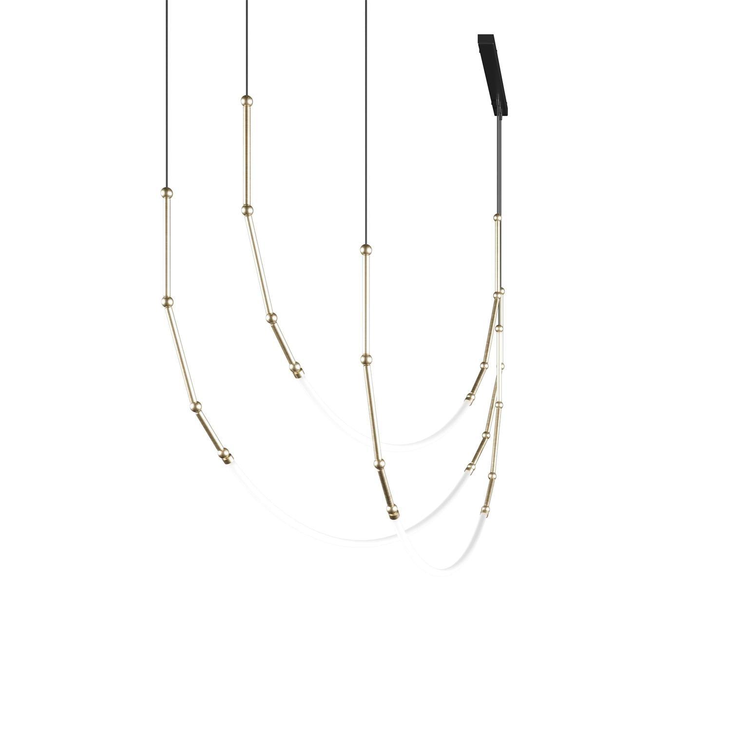 Rio Chandelier Leda LED Flexible Modern Sculptural