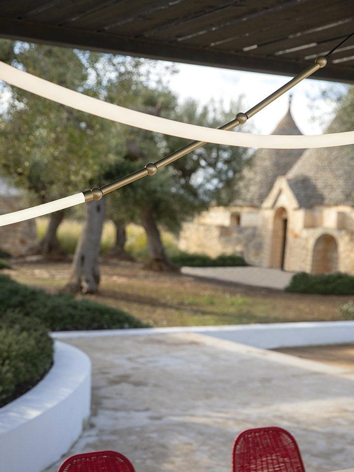 Rio Chandelier Leda LED Flexible Modern Sculptural