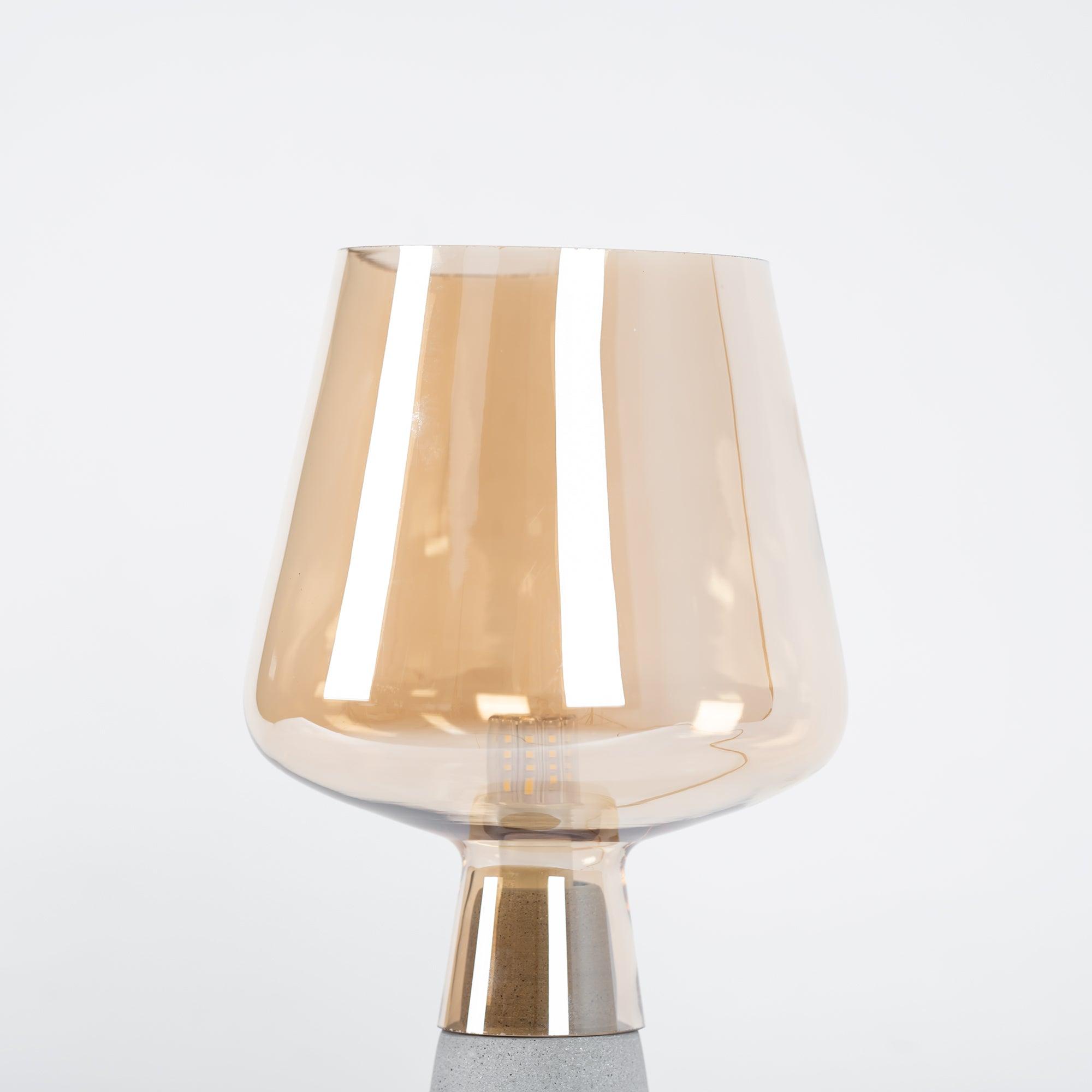 Elairella Minimalist Cement Table Lamp