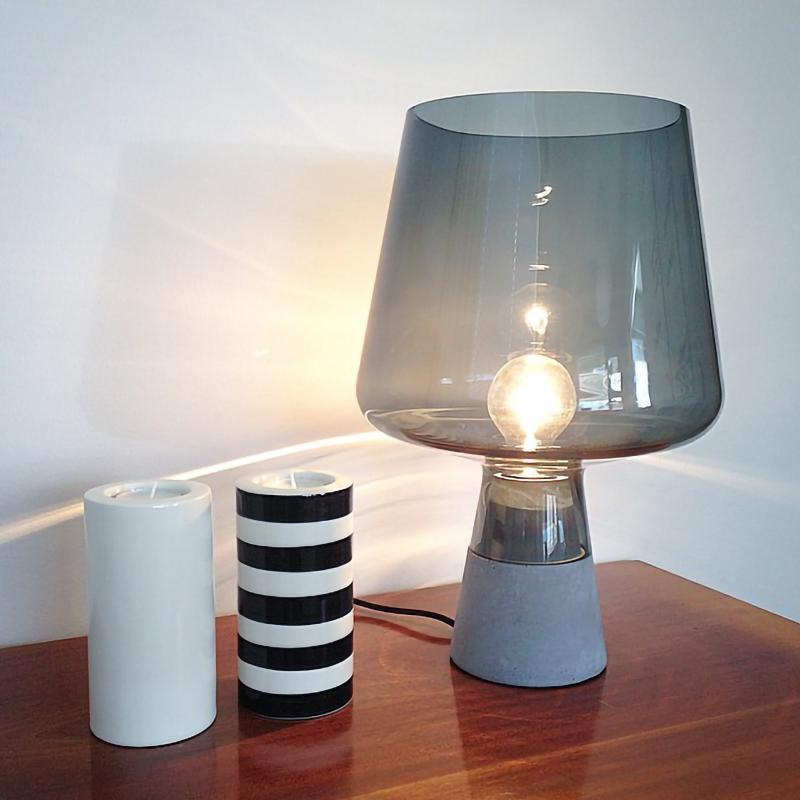 Elairella Minimalist Cement Table Lamp