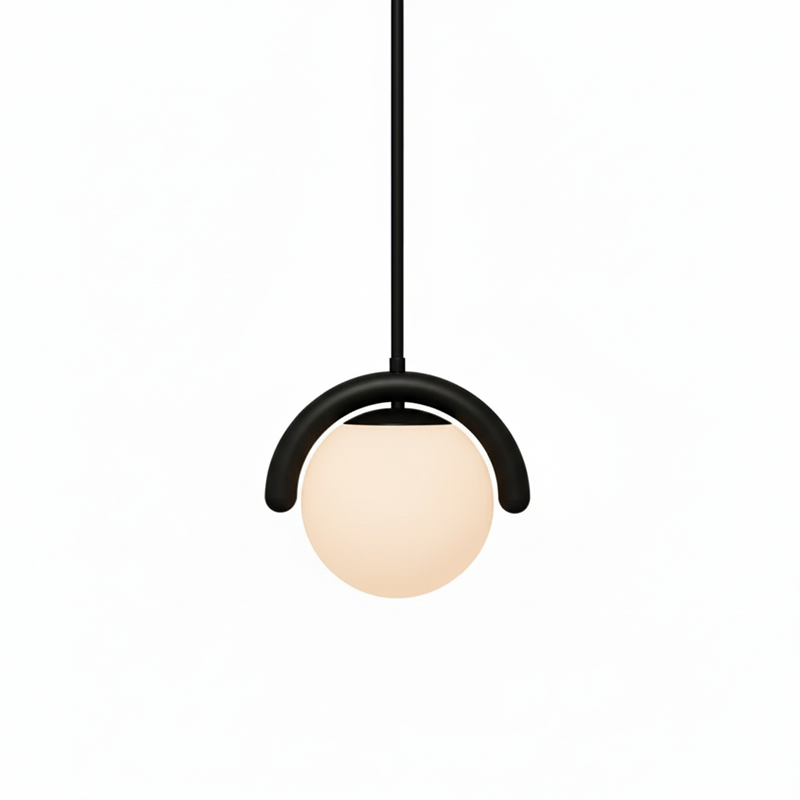Aria Modern Metal Glass Linear Chandelier