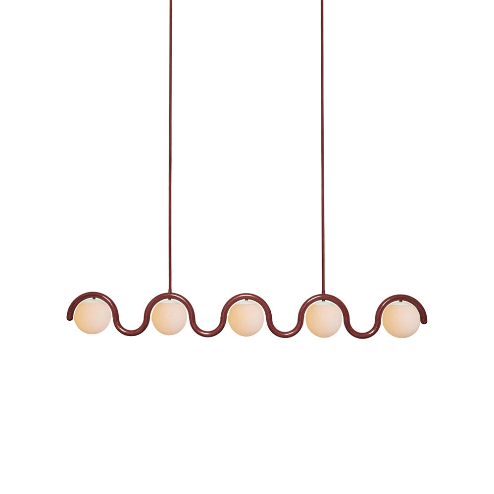 Citheis Individual Creativity Linear Glass Chandelier