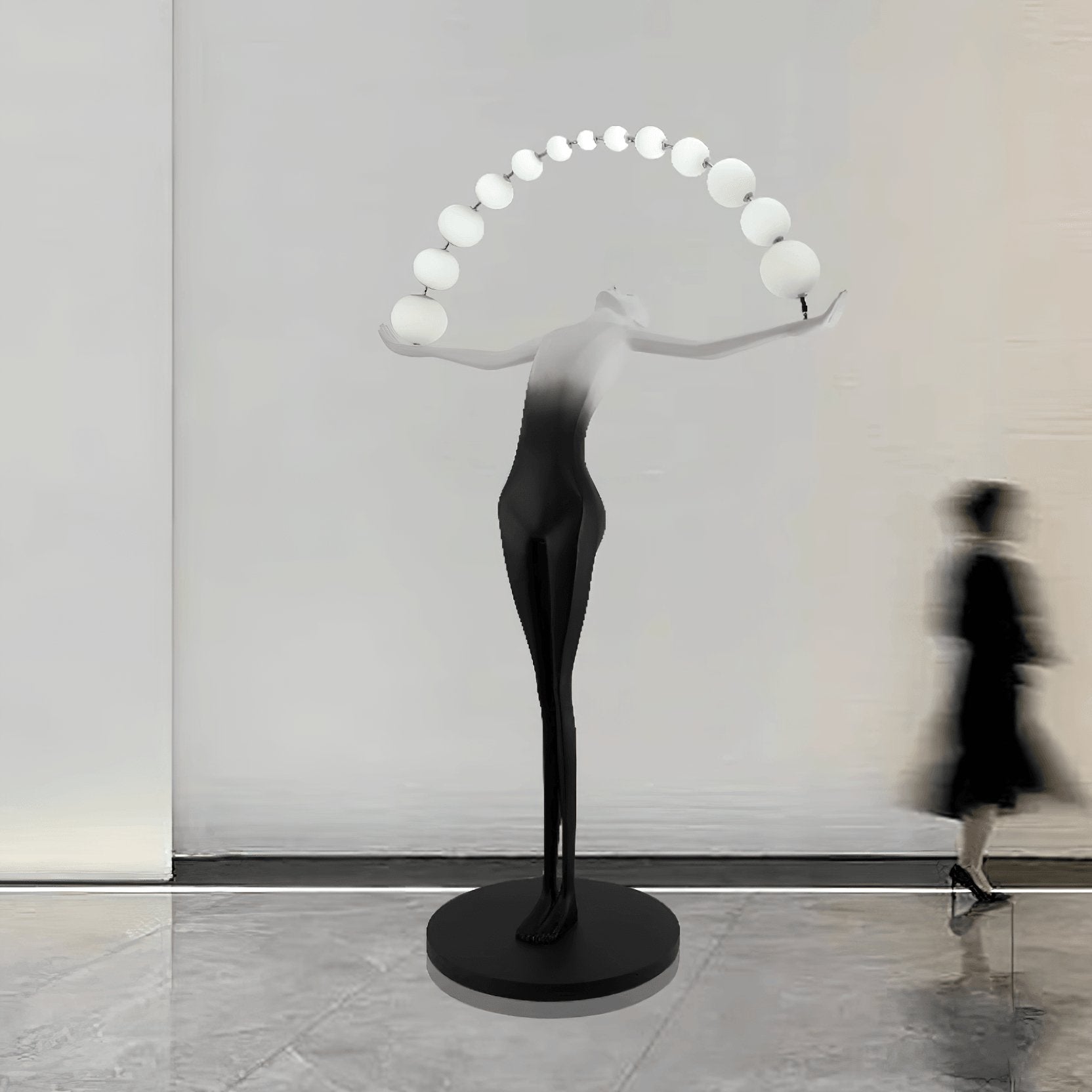Luminara Gradient Sculptural Floor Lamp
