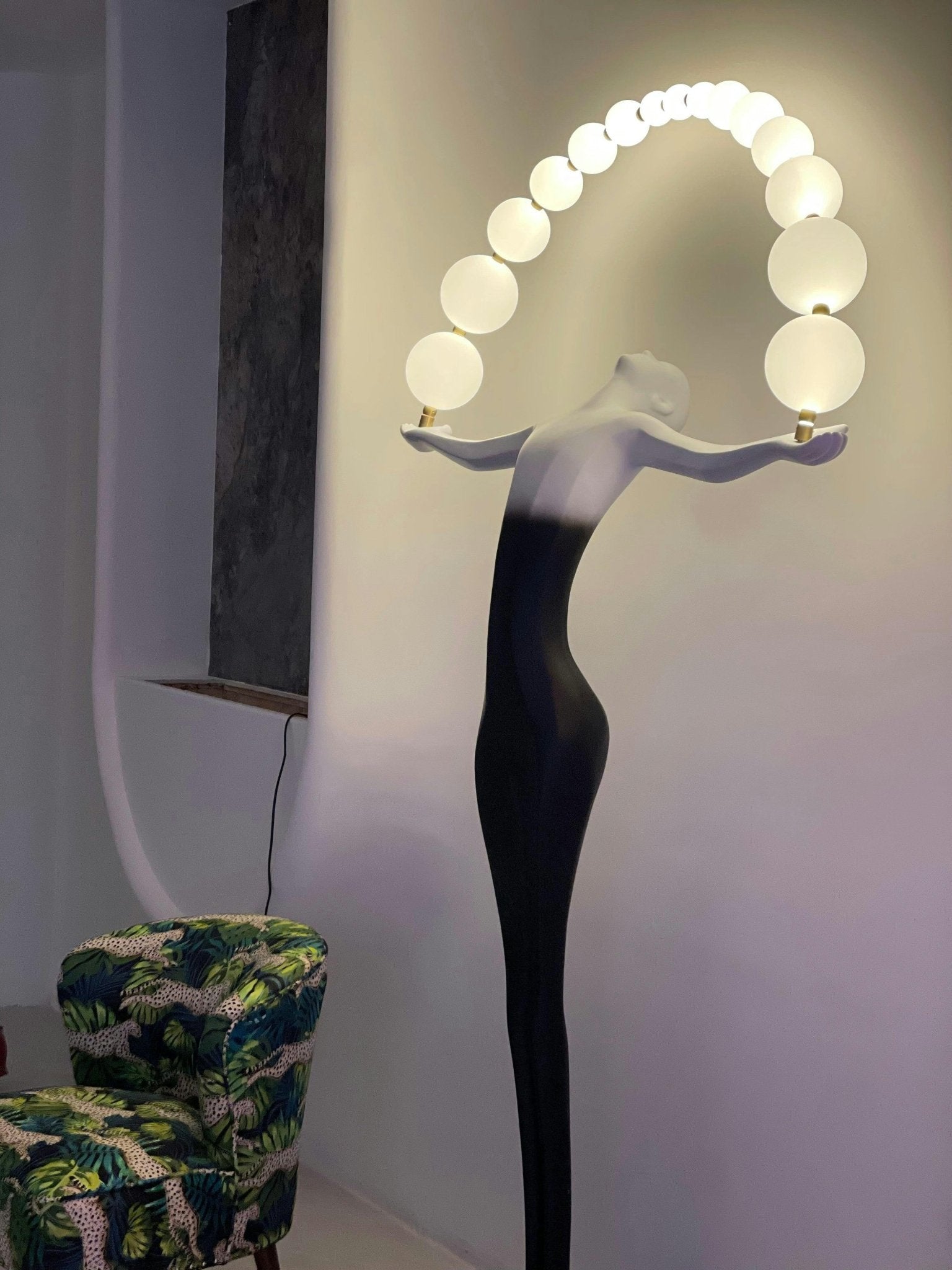 Luminara Gradient Sculptural Floor Lamp
