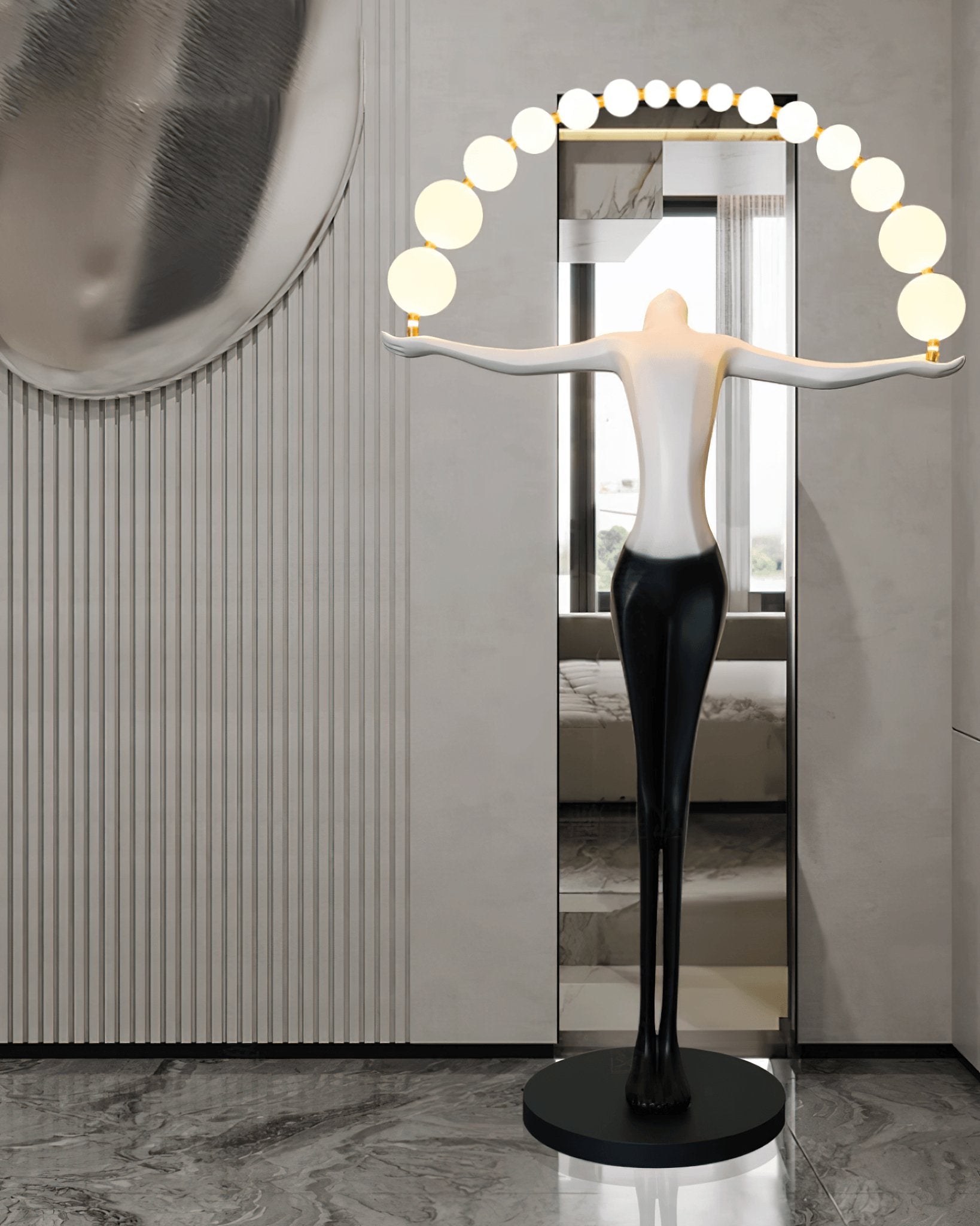 Luminara Gradient Sculptural Floor Lamp