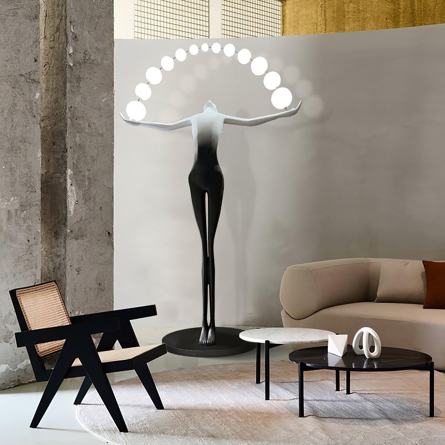 Luminara Gradient Sculptural Floor Lamp