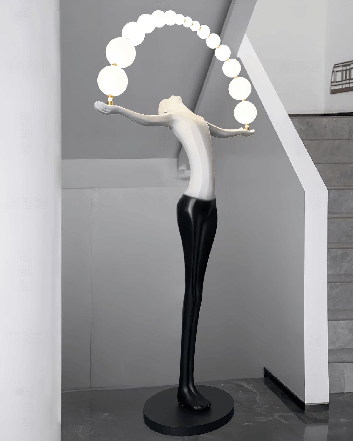 Luminara Gradient Sculptural Floor Lamp