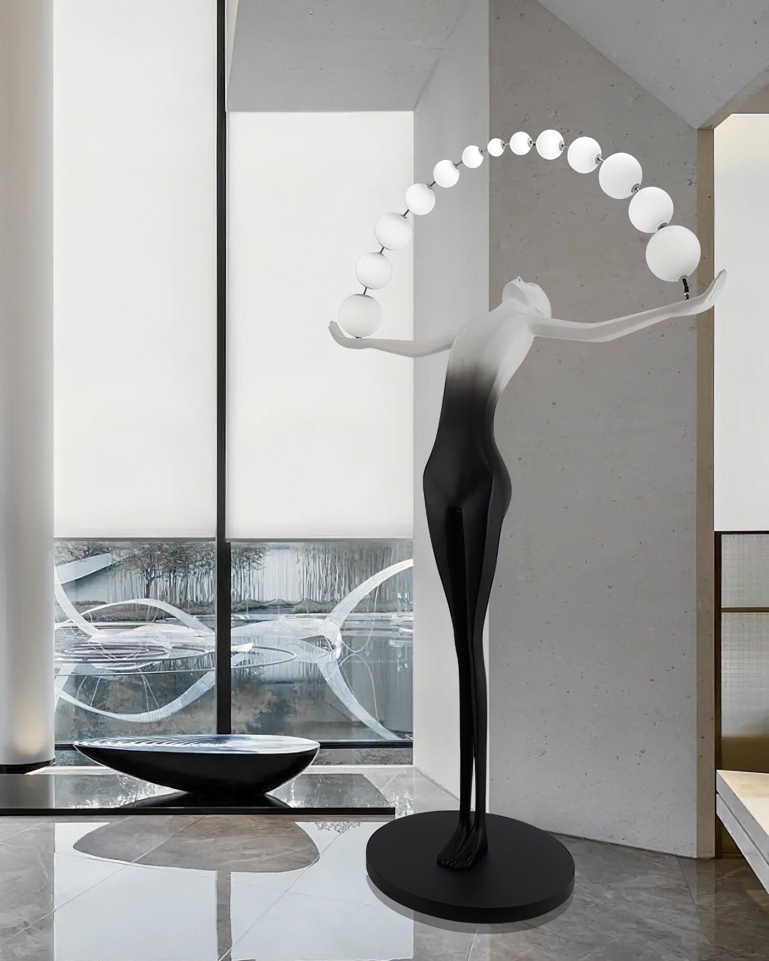 Luminara Gradient Sculptural Floor Lamp