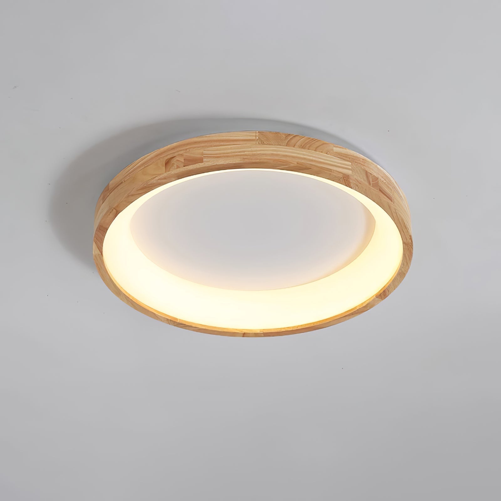 Uphae Modern Minimalist Square Wood Ceiling Light