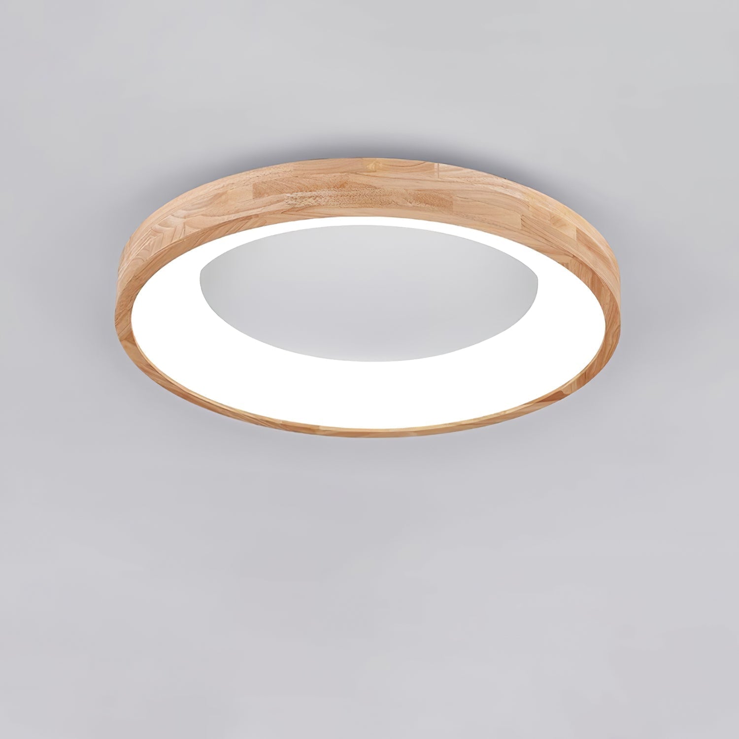 Uphae Modern Minimalist Square Wood Ceiling Light