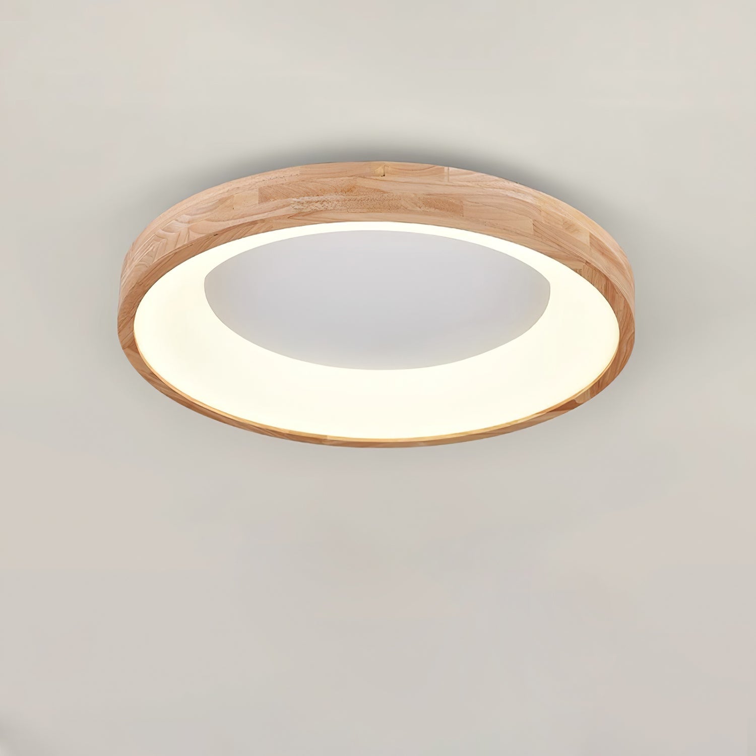 Uphae Modern Minimalist Square Wood Ceiling Light